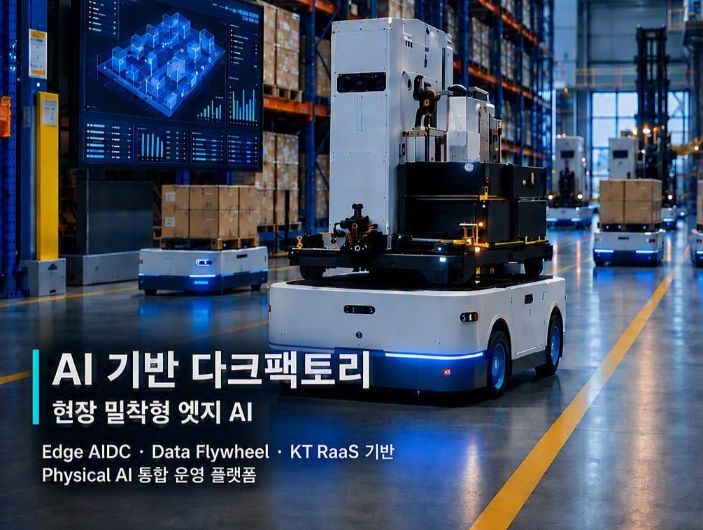 KT, 피지컬AI로 대한민국 제조 혁신 이끈다 전북혁신도시 ‘다크팩토리’ 핵심 인프라 구축 추진