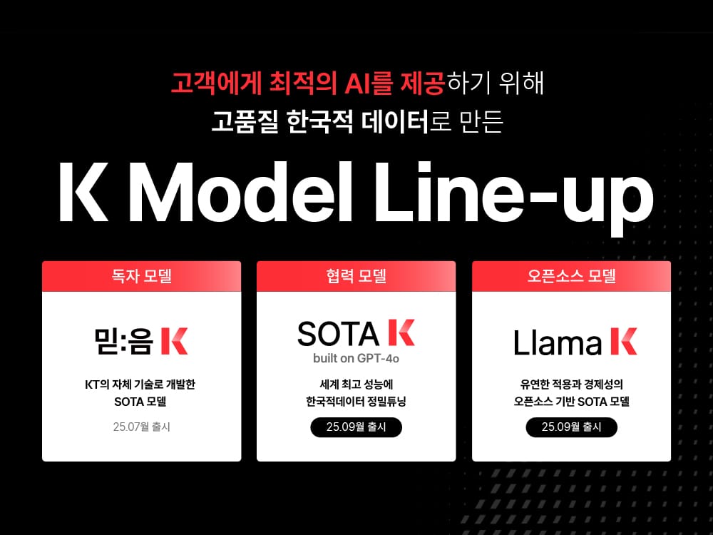  [영상] K Model Line-up 확대: SOTA K, Llama K 출시  